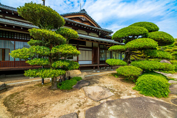 山口県　防府市　旧毛利家本邸　庭園