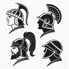 Ancient Gladiator Helmets Collection warrior roman