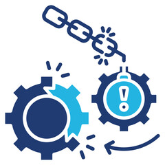 Obraz premium Disruption Icon