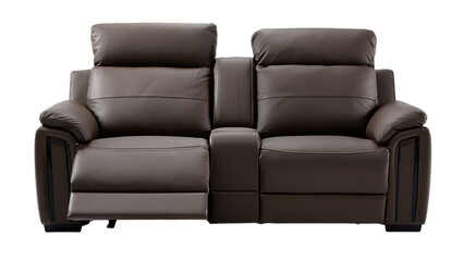 Luxurious Brown Leather Reclining Sofa Comfort and Style Redefined