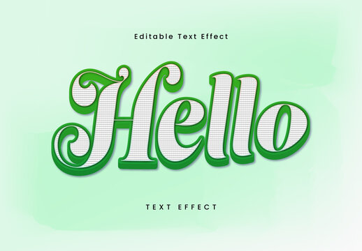 Bubbly And Playful Greeting Text Effect