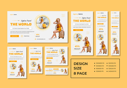 Explore Travel Web Banner Design
