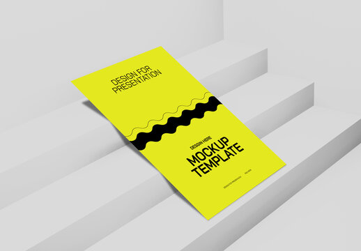 Lying Poster Mockup