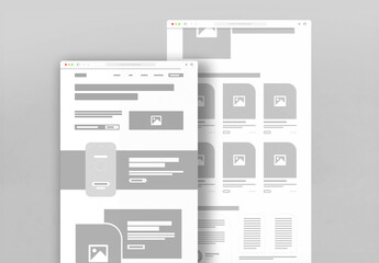 Wireframe Design for Restaurant Website