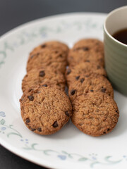 Chocolate Chip Cookies with Morning Coffee.
