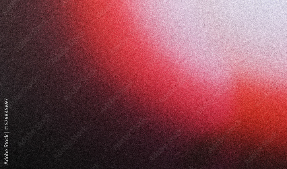 Poster dark noise texture on red gradient header