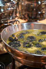 ravioli, black ravioli, pasta, black ravioli with grana padano cream, Italian food,  noodles, black pasta
