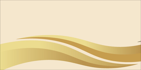gold wave curve, golden wave corner shape for element, stripes ribbon golden graphic, striped gold