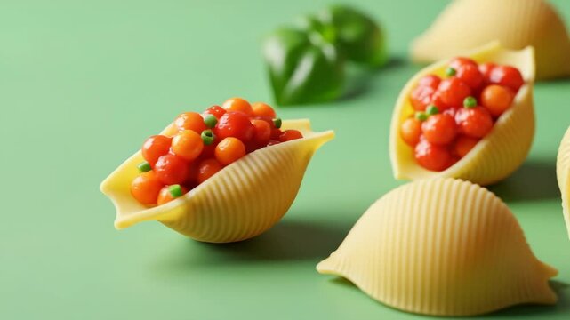 Stuffed Pasta Shells with Vegetables