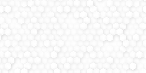 Abstract cube hexagon shape background. Geometric abstract background with simple hexagonal elements. Medical. Vector digital art banner
