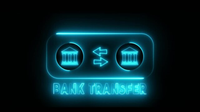 Global finance, connections, computing and money transfer concept on the transparent background. federal reserve bank paying funds to small banks. Motion graphics of bank transfer concept. 4k video.
