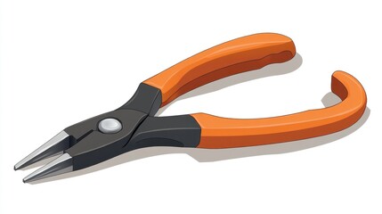 Obraz premium Pliers tool illustration