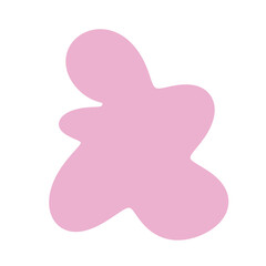 Abstract Pink Irregular Star Shape PNG