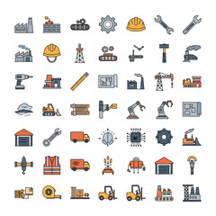 industry icon set