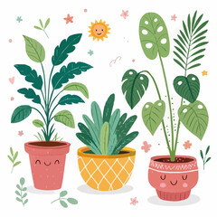 flower in pots