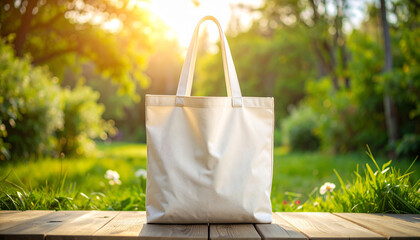 Eco-friendly tote bag, Generated image