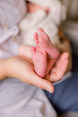 Newborn babies feet