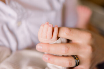 hand of a newborn baby