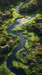 Serpentine River: Nature's Meandering Masterpiece Reflecting the Pulse of Life
