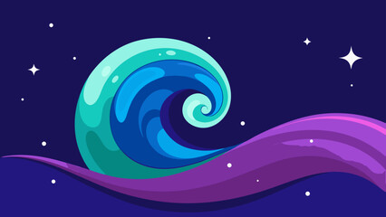 abstract background with stars