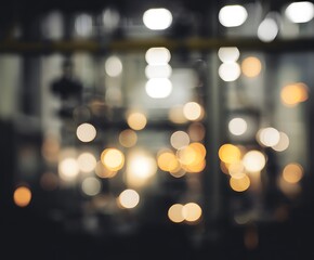 Abstract lights create dreamy atmosphere