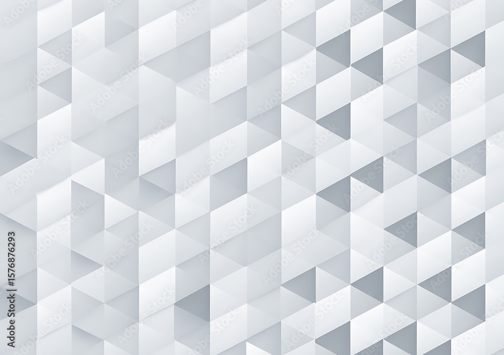 Poster abstract white geometric triangle pattern backdrop