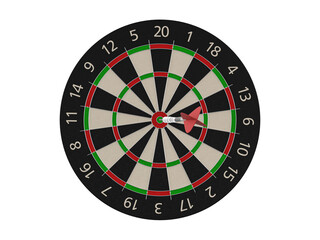 Dartboard and dart