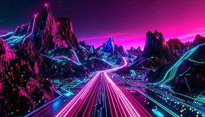 The fusion of art and technology in a radiant network.  