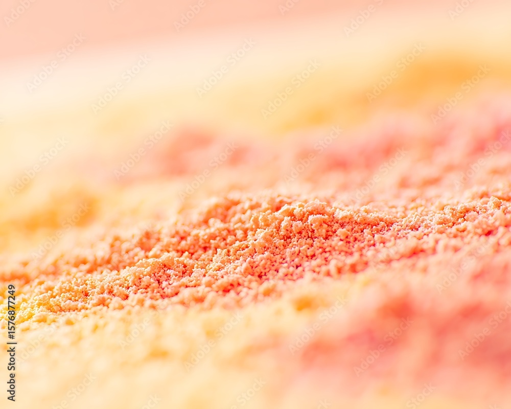 Poster macro texture of powdered colorful pigment