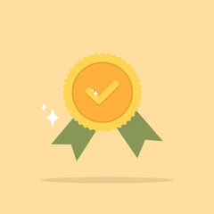 design about simple badge icon