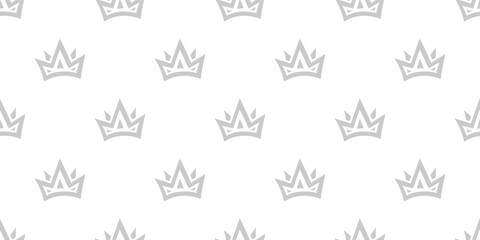 Fototapeta premium Doodle Crown Pattern Background. King Crown pattern. Queen crown pattern. seamless pattern crown pattern background.