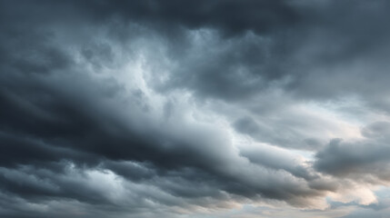 Obraz premium photorealistic ultraminimalist image of stormy sky filled with dark clouds and lightning