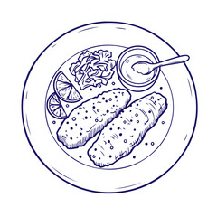 A woman and two men engage in a friendly online conversation, depicted in stylized speech bubbles.