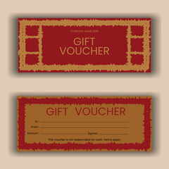 Gift Voucher template design