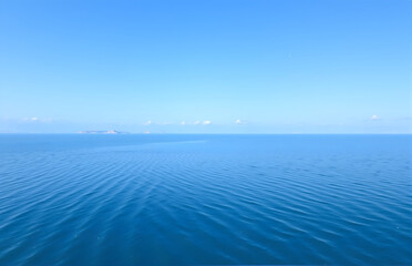  Blue Sea and Distant Islands