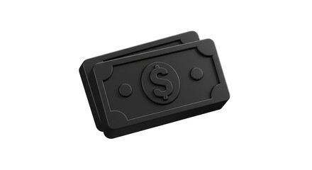 Fototapeta premium 3D Money Currency Dollar Illustration Finance Wealth Earnings