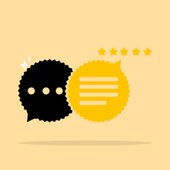 design about simple feedback icon for business purposes