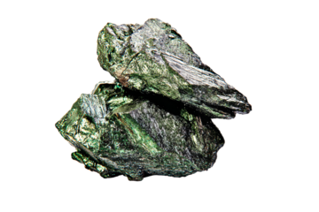 a close up of a rock with a bird on it