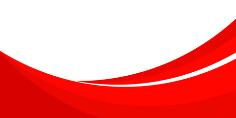 red and white business wave banner background. overlapping vector waves background. vector illustration