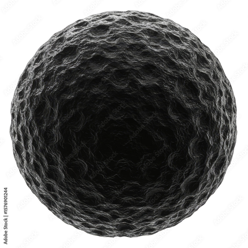 Poster abstract sphere isolated background round shape geometric ball 3d render