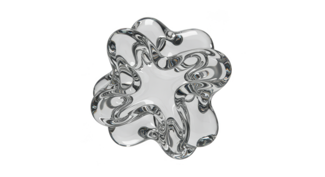 Abstract Transparent Background Blob Organic Fluid Shape Element