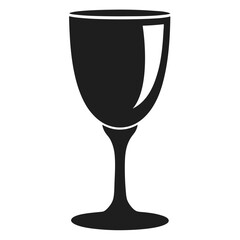 wine glass isolated on white