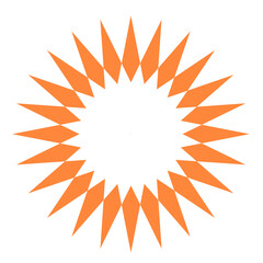 Patrón de mandala vectorial abstracto y geométrico con forma de estrella

