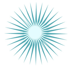 Explosión de estrella abstracta vectorial para resplandor, destello y brillo

