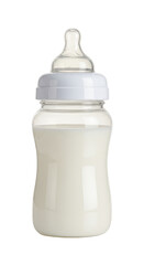 Baby Bottle with Milk Transparent Image Infant Nutrition Healthcare