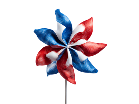 Red White Blue Pinwheel 