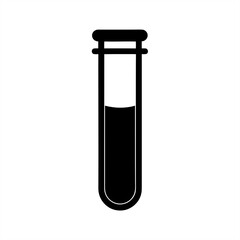Test Tube on transparent background for web and graphic design