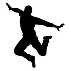 Dancer silhouette vector