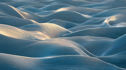 Harmonious Wave Patterns: A Visual Symphony of Motion and Rhythm Evoking the Calming and Profound Essence of Nature's Cycles