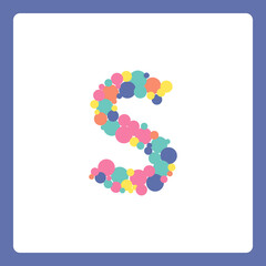 Small alphabet ball shapes s